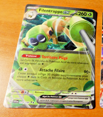 Pokemon Karte Holo Karte Filentrappe EX 019/198 FR SVI NM 2023