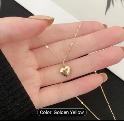Liebe Herz Halskette für Frauen Teens Mädchen schlicht süß Herz Anhänger Damen Geschenk