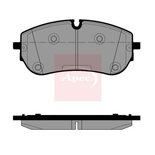 For JAGUAR E-PACE X540 2017 on BRAKE PADS (FRONT) (R90) PAD2542