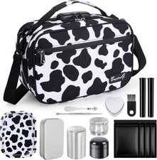 Large Cosmetic Organization Bag with 11 Small Items, Portable Cosmatic Makeup St