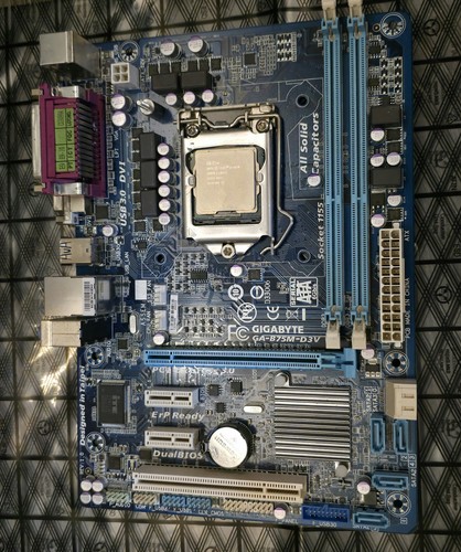 For Gigabyte Motherboard Intel B75 Express LGA 1155 DDR3 GA-B75M-D3V Used - Picture 1 of 5
