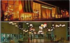 Vintage Escondido, California Postcard ESCONDIDO VILLAGE MALL 2 Views / Unused