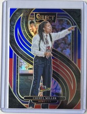 Cheryl Miller 2025 Panini WNBA Select Premier #191 Red & Blue Prizms 256 /399