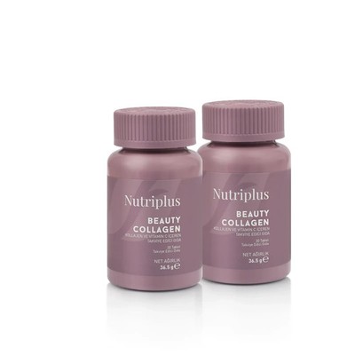 2 x FARMASI Nutriplus Kollagen Tabletten Beauty Kollagen 30 Stück