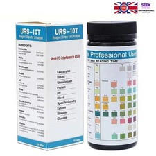 100 Strips Urine Test Strip 10 Parameters Urinalysis Dip-Stick PH Test Strips