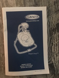 graco simple sway swing stratus