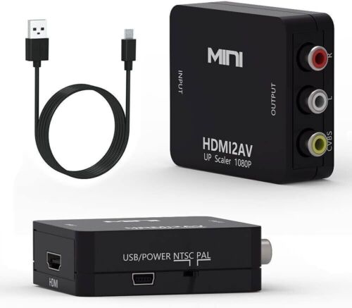 HDMI To RCA AV Adapter Converter Cable CVBS 3RCA 1080P Composite Video Audio - Picture 4 of 11