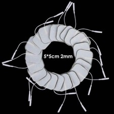 2025 5x5cm Silica Gel Electrode Pads Replace For Tens IF Unit Machine Massagers