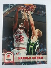 1993-94 NBA Hoops Basketball #113 Harold Miner Miami heat