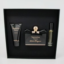 SIGNORINA MISTERIOSA by FERRAGAMO 3 Pcs Set: 3.4 oz  0.34 oz EDP Spray  Lotion