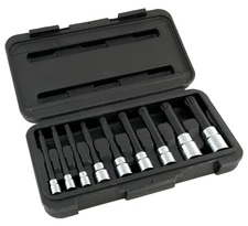 VIM XZN400 - 9 PC XZN4 thru XZN18, 4" Long XZN Triple Square Drive Socket Set