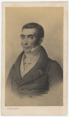 CDV Pierre Petit um 1865. Eugène Scribe, französischer Dramatiker und Librettist.