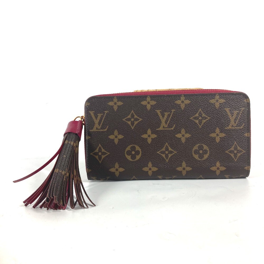 LOUIS VUITTON M62256 Monogram with tassel Zippy-wallet Zip