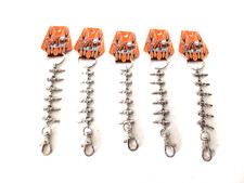 Faux Silver Bullet Keychains Set of 5 NWT Never Used UNIQUE   LG 