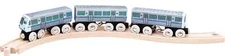 BART Bay Area Rapid Transit Brio-scale Wooden Toy Train  3 Car Set- Legacy Fleet
