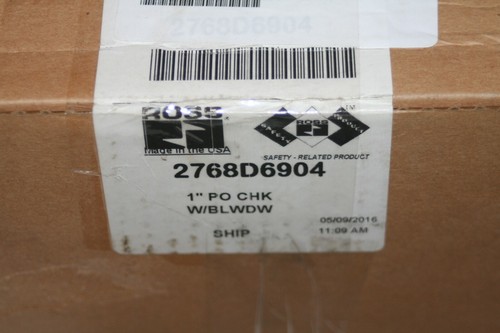 ROSS CONTROLS 2768D6904 Pressure Controlled 1" PO Check Valve 27 Series * NEW * - Picture 6 of 6