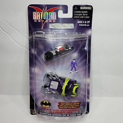 2000 Batman Beyond Streets of Gotham MOC 1'' J-Man Funny Car Micro Figure Pack