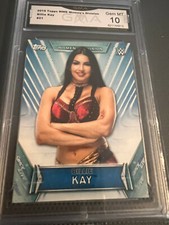 BILLIE KAY 2019 TOPPS WWE WOMEN'S DIVISION # 21 GRADED 10 L@@@K