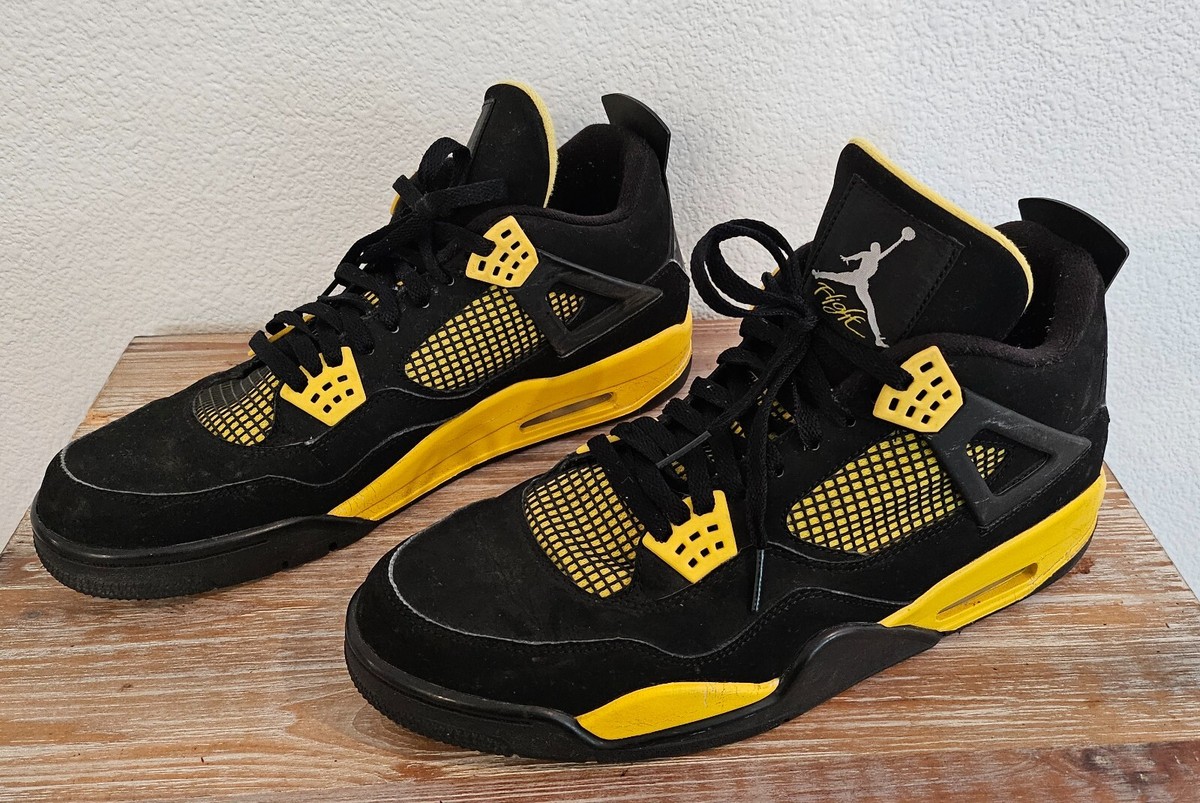 Air Jordan 4 Retro Thunder 2012 308497-008 Size 13 | eBay