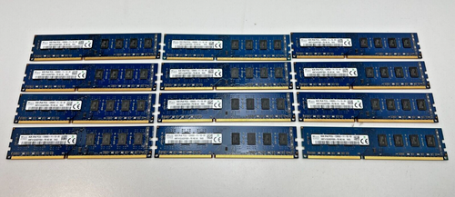 Lot x50 8Go RAM DDR3 PC3L-12800U DIMM 1600Mhz 1.35v Mémoire