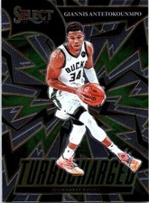 Giannis Antetokounmpo 2021-22 Panini Select Turbocharged Milwaukee Bucks