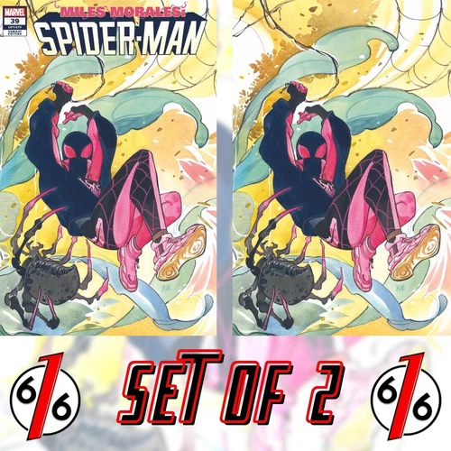 🔥🕷 MILES MORALES SPIDER-MAN #39 SET MOMOKO 616 Trade Dress & Virgin Variant