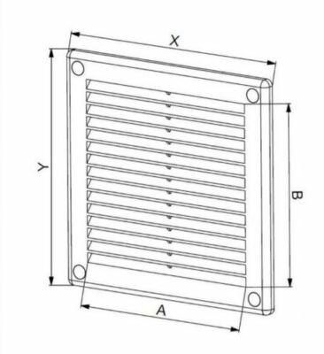 Griglia Di Ventilazione, Dritta, Per Aperture Con Diametro 200 Mm Bianca 97279275 - Foto 6