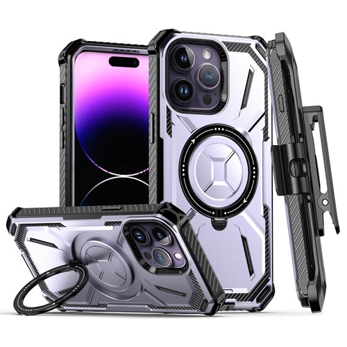 For iPhone 15 Pro Max 14 13 12 11 15 Mag Safe Rotating Ring Stand Case Belt Clip - Picture 23 of 24