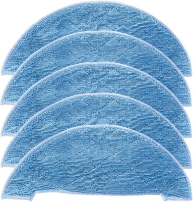5pcs Mop Cloth Rags for Polaris PVCR 0930 SmartGo Robotic Vacuum Cleaner Parts