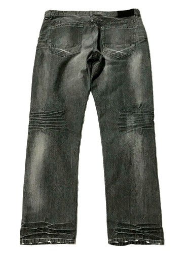 John Elliot Jeans Mens 36x36 Black Slim Button Fly Made in Japan