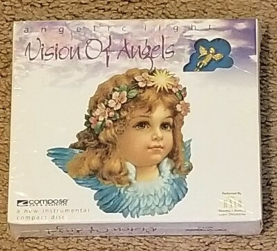 Vision Of Angels - Angelic Light (CD 1995)  HALO - w/ Angel Pin - NEW