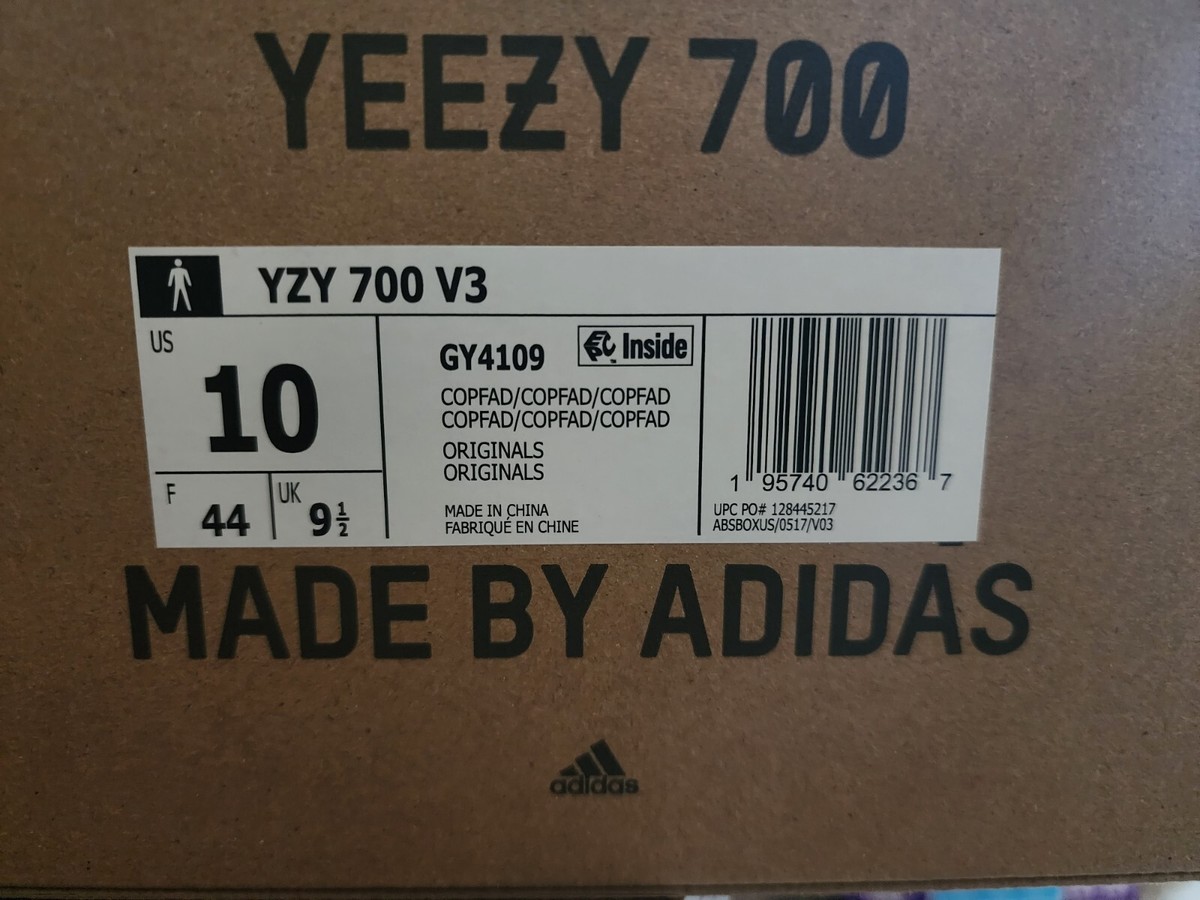 yeezy boost 700 box label Adidas V2 Geode Pre-Owned Yeezy 700 V3 Real Yeezy