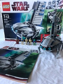 LEGO 8036 Star Wars: Separatist Shuttle 100% Complete W/Box orig Instr & Minis