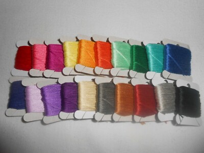DMC Litzen Baumwollfäden 20 volle Knäuel auf Papierspulen Farben können variieren