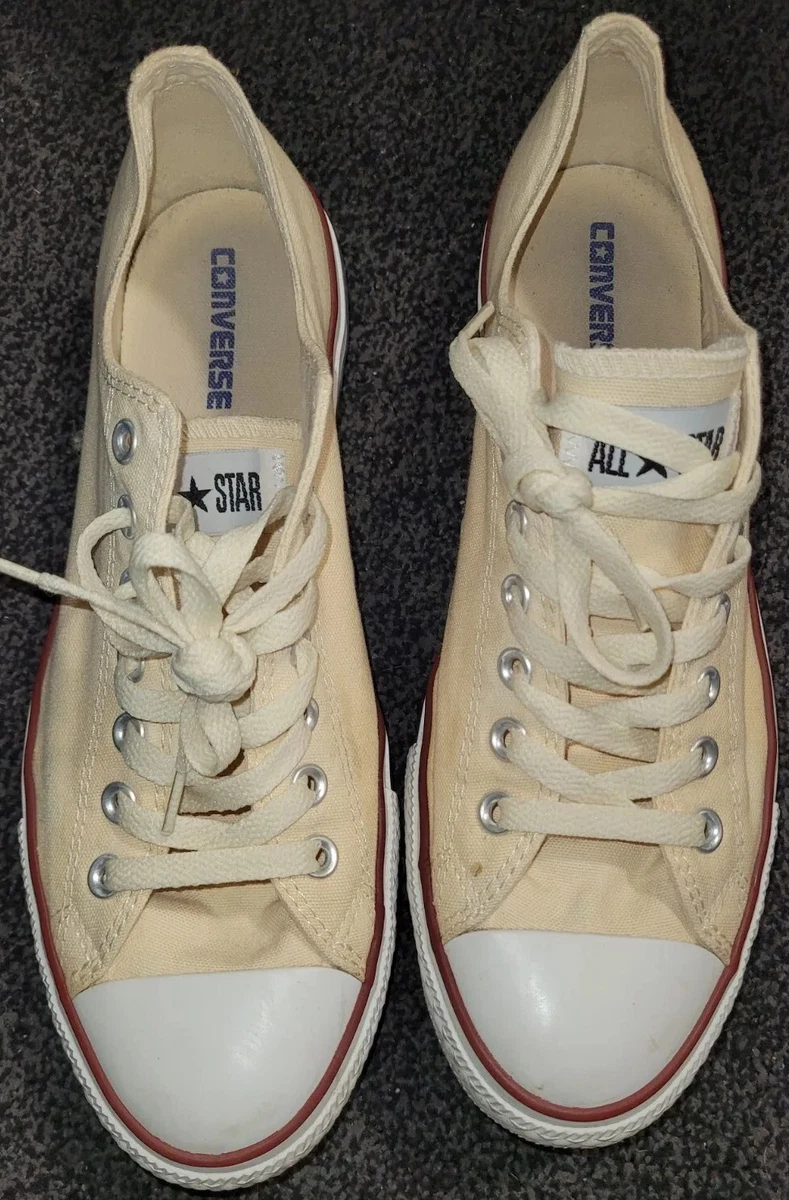 Men s Converse Chuck Taylor Unbleached White Trainers UK 10.5 EU