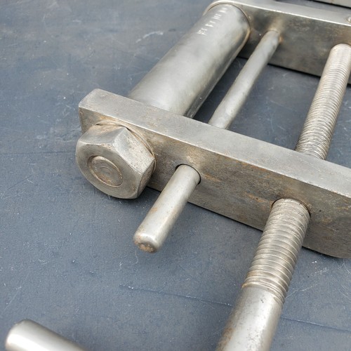 Antique Wocher Co. Medical Screw Vise Surgical Vintage Clamp Wocher & Sons Cinci - Picture 20 of 22