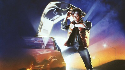 Back To The Future Scene 13'' x 19'' Action Figure Backdrop Photo Poster