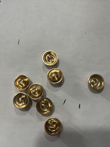 8 botones de metal dorado vintage en forma de cúpula VER FOTOS TAMAÑO/INFORMACIÓN - Imagen 8 de 11