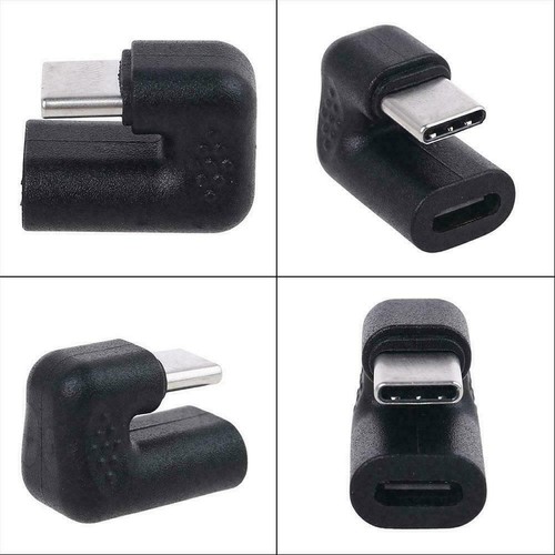 180Degree USB 3.1 Type-C Male to Female Converters For Cellphone Adapter Y2I6 - Zdjęcie 10 z 11