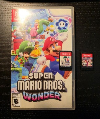 Mario Kart 8 Deluxe & Mario Wonders: (Nintendo Switch Bundle) -Tested & Working-
