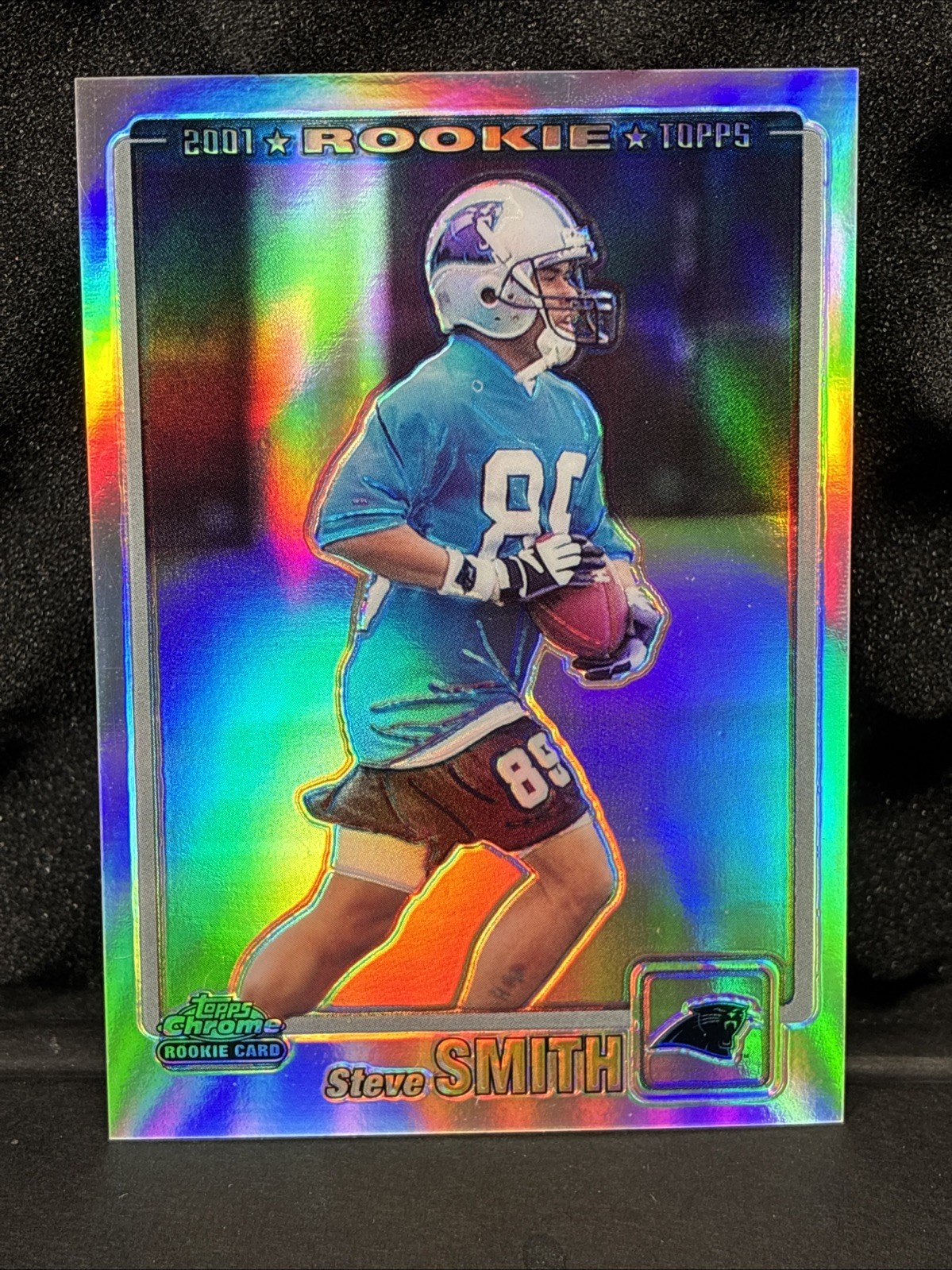 2001 Topps Chrome - Rookie Refractor Steve Smith #223 /999 (RC)