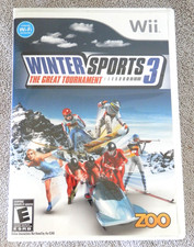 Vintage Wii Winter Sports 3: The Great Tournament Video Game WORKS