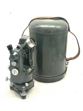 Hilger and Watts No. 2 Vintage Microptic Theodolite w/ Bullet Case•