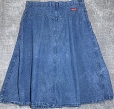 Tracer Vintage Southern Lady A-line Long Denim Maxi Skirt. Made In USA