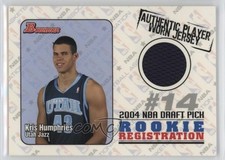 2004-05 Bowman Draft Rookie Registration Jerseys Kris Humphries #ROR-KH 1l73