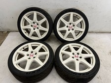 Honda Civic Type R JDM RHD 18" 7 Spoke Wheels White FN2 07-11 OEM