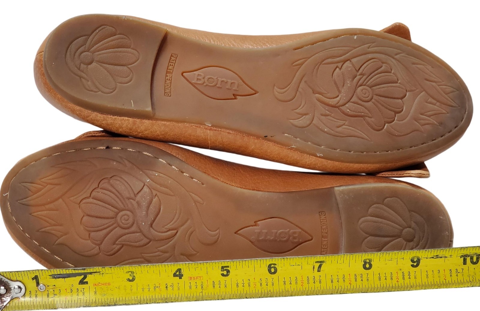 Born Handcrafted Footwear Woman’s Flat Shoes Brown Leather Size 7 M