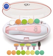 Baby Nail Trimmer 21 in 1 Case 13 Extra Tools Royal Angels Baby Electric Nail