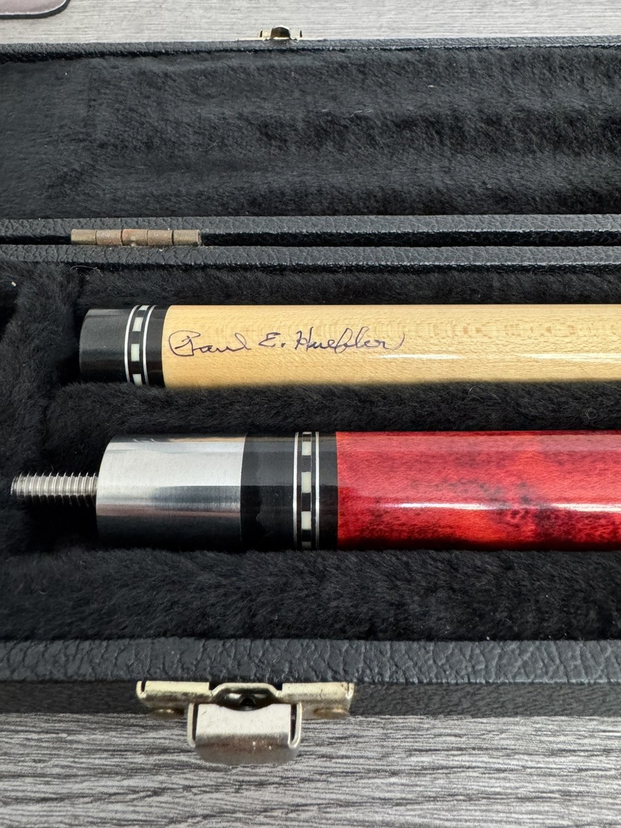 Huebler Cue - Vintage, One of a Kind. AUTOGRAPHED by Paul Huebler Huebler Cue - Vintage, One of a Kind. AUTOGRAPHED by Paul Huebler