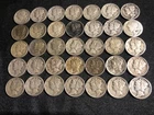 LOT OF 35 SILVER MERCURY DIMES  ( NO-RESERVE )